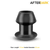 AfterDark Bram Open Hollow Anal Plug Black S