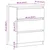Vidaxl Komoda črna 60x35x76 cm konstruiran les