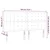 Vidaxl LED posteljno vzglavje črno 180x5x118/128 cm žamet