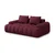 Bordo rdeča sedežna garnitura 200 cm Linz – Cosmopolitan Design