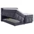 Carryhome BOXSPRING POSTELJA 180 cm x 200 cm , tekstil temno modra