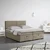 Boxspring Krevet Ethan 140/200 cm , bež-siva