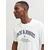 JACK & JONES Majica JJEDenver modra/temno modra/bela