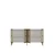 Hanah Home komoda Pega 150, 125 cm, bela / travertin / zlatna