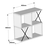 Hanah Home Zidna polica Extra, 60x60x24 cm, Krem