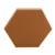 Akustični panel Hexagon 50 x 50 cm, debelina 3 cm, rjava barva
