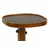 Hanah Home Opus Kare 42 pomoćni stočić podesive visine 42 × 42 cm, orah/crni mermer