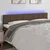Vidaxl LED posteljno vzglavje taupe 180x5x78/88 cm blago