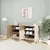 Hanah Home Konzolni sto Kns-740-Ff-2, 180x100x43 cm, Hrast