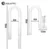 Aquapro set plastični Skimmer Outflow+Inflow, providni napredna verzija+Vortex 16mm