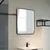 Ogledalo za kupatilo Torino Black 60x75