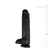 Pipedream King Cock 11 Dildo sa tesisima, 22 cm, Crni
