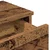 Zidna polica s ladicama staro drvo 60x28x15cm konstruirano drvo