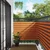 Vidaxl Balconska mreža Oranžna in Rjava 120 x 200 cm