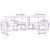 Set vanjskih sofa s jastukom 5 pcs Bijela i antracit