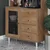 Hanah Home Višenamenska komoda Grano 96, 96 x187 x40 cm, Hrast
