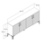 Hanah Home Konzolni sto Kiev, 180x78x35 cm, Bež
