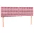 Vidaxl Box spring postelja z vzmetnico roza 140x210 cm žamet