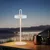 LED prigušiva spoljašnja punjiva dodirna stona lampa SHINE LED/1,5W/3,7V 3000 mAh IP44 bela