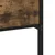 Vidaxl Kovinski posteljni okvir brez vzmetnice dimljen hrast 193x203cm