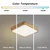 Brilagi - LED prigušiva svjetiljka WOODLINE SQUARE LED/48W/230V hrast 40x40 cm + daljinski upravljač