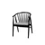 Hanah Home Stolica Albero51, 55x77x47 cm, Crna