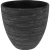 ProGarden ProGarden KO-066900350 Set 3 keramičnih cvetličnih loncev črne barve
