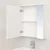 Inter Ceramic Zidni kupaonski ormarić s ogledalom Monca, 60x17x70 cm, Bijeli