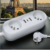 SOLIGHT POTOVALNI PODALJŠEK NAPAJALNIK 2X VTIČNICA + USB A + USB C, 17W, 1,5 M, BEL [PP154C]