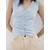 MANGO Top VION  opal / svetlo modra