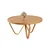 Hanah Home klub sto Spring 100, 100 cm, hrast