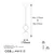 Opviq Luster Ring-13432, 41-127cm 15 cm, 3xE14, Crni