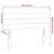 Vidaxl LED posteljno vzglavje črno 100x5x78/88 cm blago