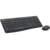 Logitech MK295 Silent Bežična tastatura i miš, Set, Crni