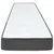 Vidaxl Boxspring postelja temno siva iz blaga 120x200 cm