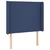 Vidaxl Box spring postelja z vzmetnico moder 90x190 cm blago