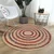 CONCEPTUM HYPNOSE Woopamuk496 Okrugli multicolor tepih 100 x 100 (599HFT5158)