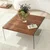 Hanah Home Aqua Klub sto, 75x40x75cm, Hrast