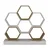 Hanah Home Polica 120x109x29,5cm Belo-Hrast