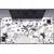 Decormat Podloga za pisalno mizo Black and white pattern 100x50 cm
