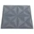Zidne panele 48 pcs Origami siva 50 x 50 cm XPS pjena