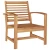 Stolica 2 Komad Smeđa i krem 65 x 60 x 76,5 cm Čvrsto teak drvo