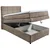 MID.YOU POSTELJA BOXSPRING 120 cm x 200 cm , svetlo siva