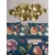 Descanso Fiori 140x200cm Posteljnina Modra