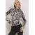 Trend Alacati Stili Ženska bluza dugih rukava ALC-X11131, Rolka, Šarena