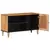TV ormar s pohranom Prirodna 80 x 33 x 46 cm Čvrsto drvo manga