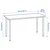 ANFALLARE / ADILS Radni sto, bambus/crna, 140x65 cm