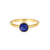 ELLI PREMIUM Prstan  safir / zlata