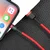 Baseus Cafule Cable USB Lightning 2A 3m (Red) (6953156296299)