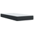 Vidaxl Box spring postelja z vzmetnico črna 90x200 cm umetno usnje
